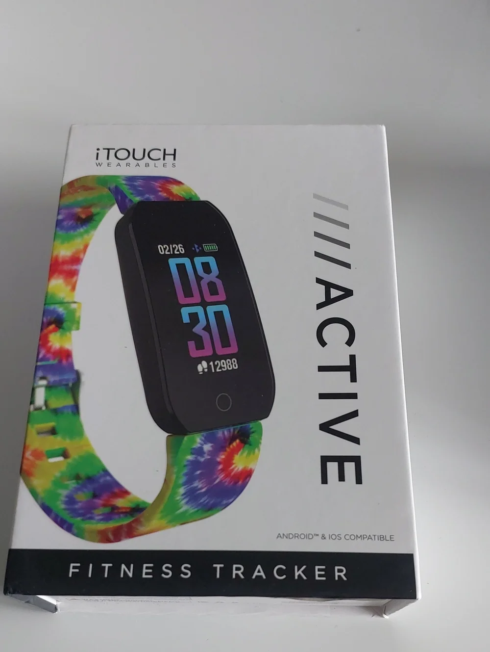 iTouch Active Fitness Tracker - Tie-Dye Band (Multicolor)